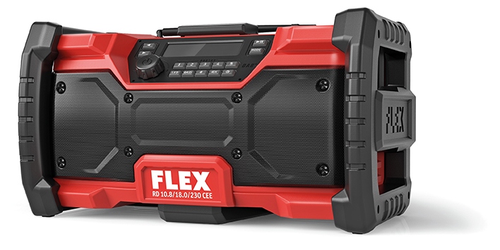 Máy đài dùng pin Flex 484.857 Digital 10.8 / 18.0 V không dây BT USB FM DAB+