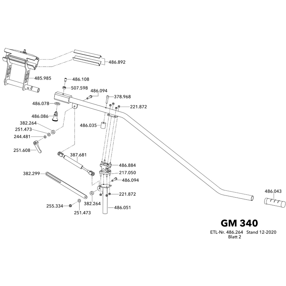 Bộ đệm mút FLEX 486.892 - phụ tùng thay thế chính hãng
