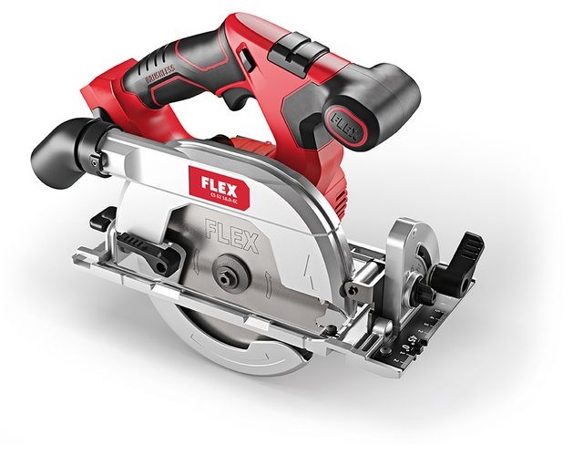 Máy cưa đĩa dùng pin Flex 491.322 CS 62 18.0-EC C với nắp bảo vệ tự động