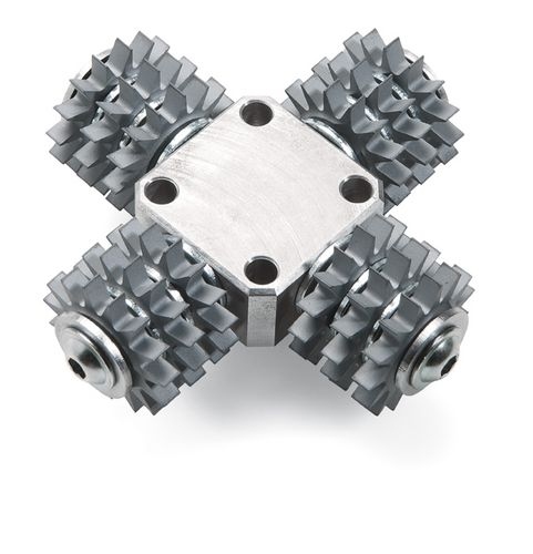 Flex 503.037 FK-S II D80 M14 Bộ đầu phay rỉ sét hoàn chỉnh - dạng mũi nhọn