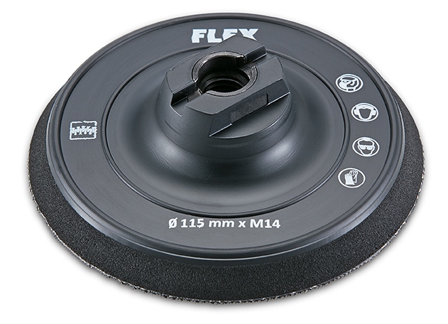 Đế chà nhám Velcro Flex 503.754 BP-M RE 115 M14 đường kính 115 dạng bát