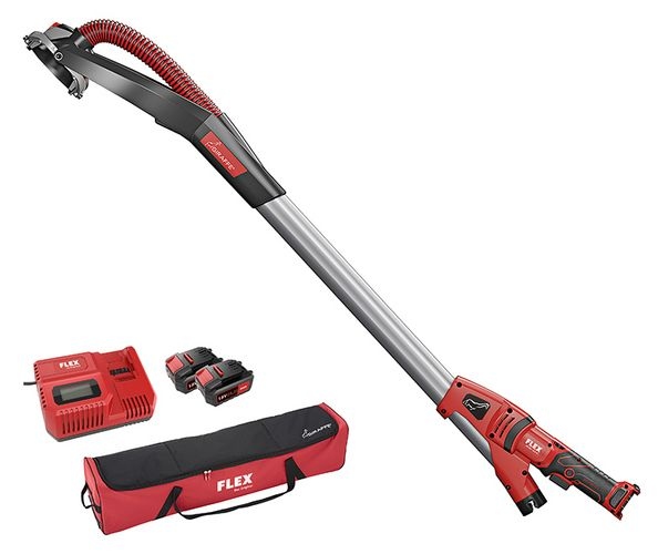 Máy chà nhám tường dùng pin Flex 504.033 Giraffe GE MH 18 / Bộ sản phẩm 5.0Ah