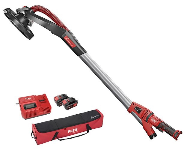 Máy mài tường dùng pin Flex 504.041 Giraffe GE MH 18 / 5.0 kèm đầu mài
