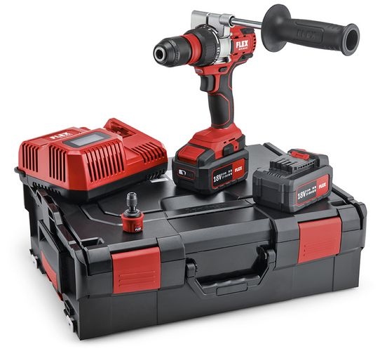 Bộ máy khoan vặn vít dùng pin 2 tốc độ Flex 504.890 DD 2G 18.0-EC/5.0