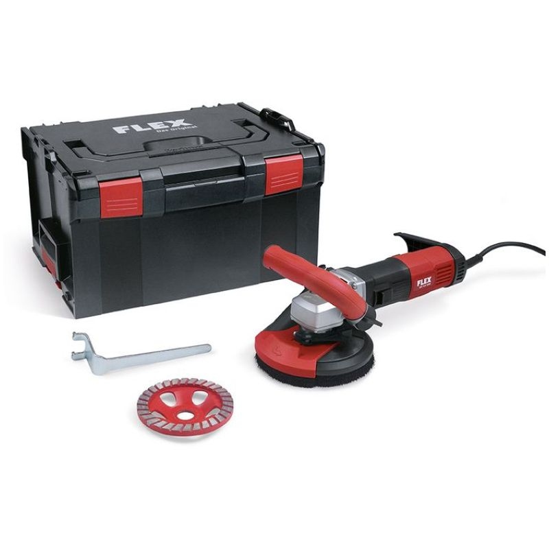 Bộ máy mài bê tông cầm tay Flex 504.963 LDE 16-8 125 R Turbo-Jet II kèm phụ kiện