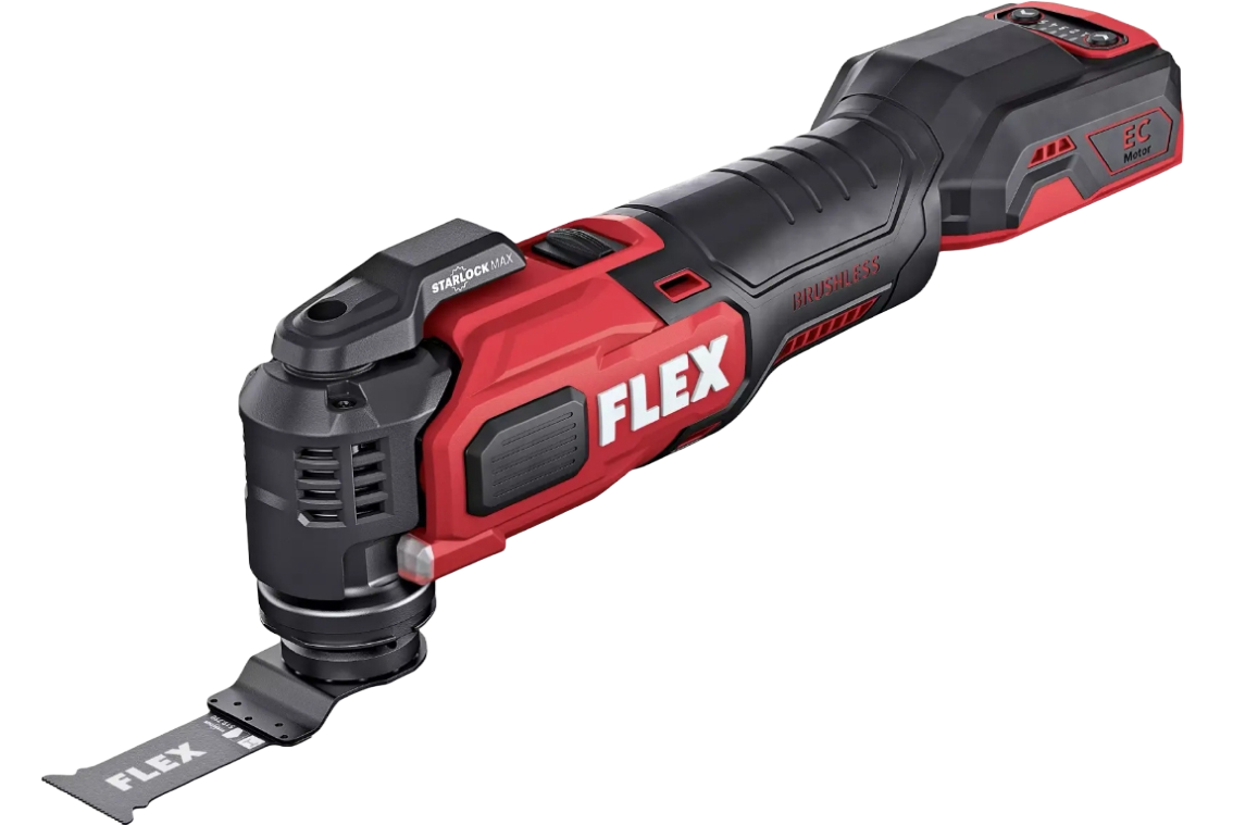 Máy đa năng dùng pin Flex 518.409 MT 18.0-EC C với đầu gài StarlockMAX 18.0V