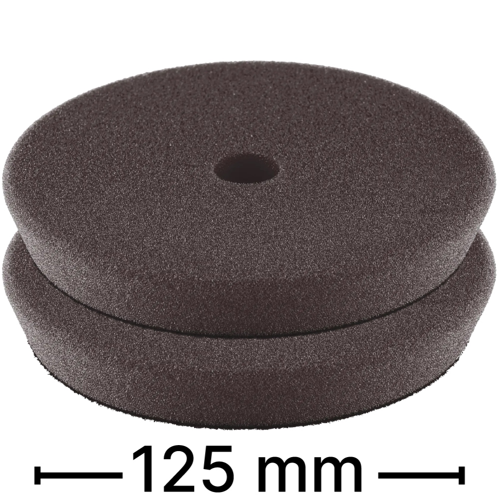 FLEX 532.408 PP-F 125 Phớt mút đánh bóng mềm màu đen 2 chiếc