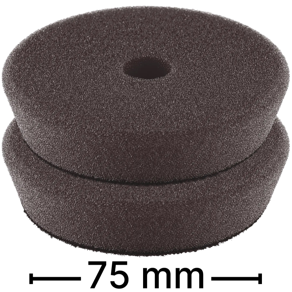 FLEX 532.409 PP-F 75 Phớt mút đánh bóng mềm màu đen 2 chiếc