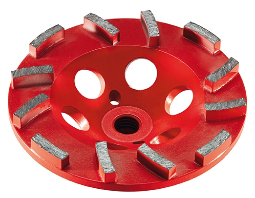 Đầu mài kim cương FLEX 418.803 D115 C M14 Ø115mm Screed-Jet E-Jet chuyên dụng cho lớp láng nền