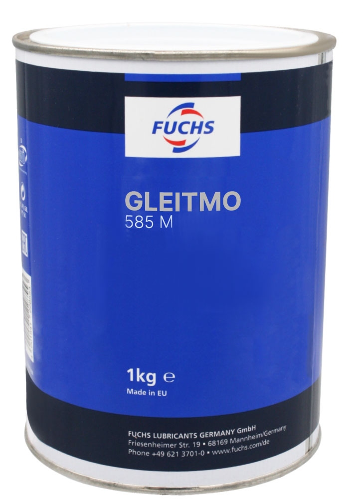 Mỡ bôi trơn chịu tải nặng gốc xà phòng Lithium Fuchs GLEITMO 585 M, cấp NLGI-2, lon 1kg