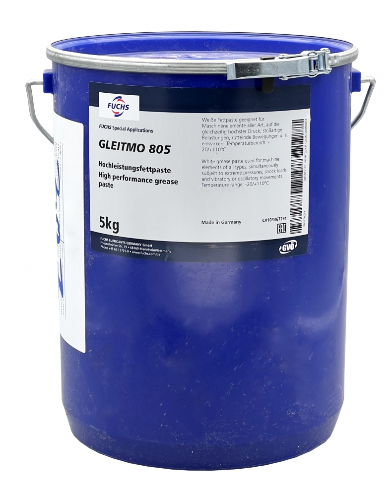 Mỡ bôi trơn hiệu suất cao Fuchs Gleitmo 805 hộp 5 Kg