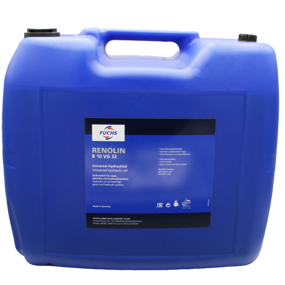 Dầu thủy lực đa dụng Fuchs Renolin B 10 VG 32 HLP 20L