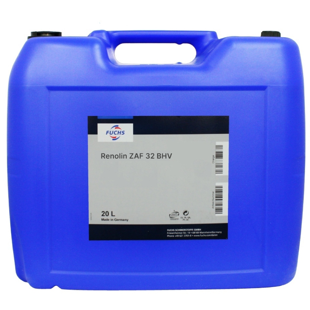 Dầu thủy lực không chứa kẽm Fuchs Renolin ZAF 32 BHV tiêu chuẩn HVLP can 20L