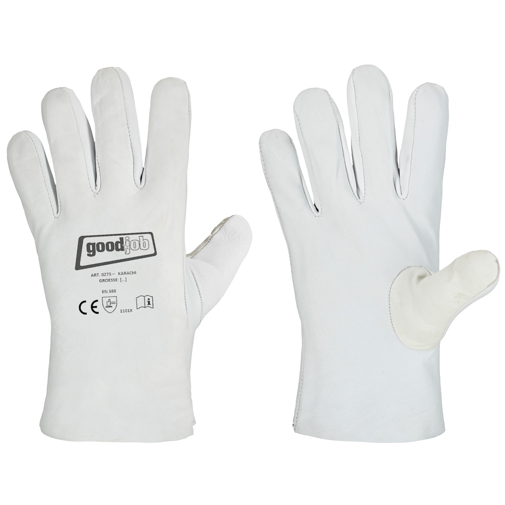Găng tay bảo hộ da cừu GOODJOB 0273 KARACHI size 8-11