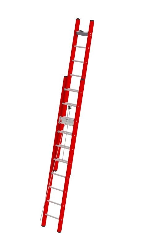 Thang cách điện 2 đoạn trượt dây Audinnov Helios CCF2 2,5 kéo dài 4,0m