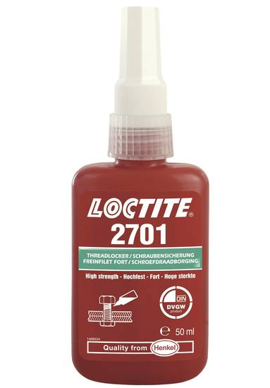 Keo khóa ren Loctite 2701 dành cho ốc vít mạ crom cường độ cao 50ml