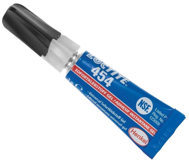Keo tức thì đa năng Loctite 454 dạng gel không nhỏ giọt trong suốt tuýp 3g
