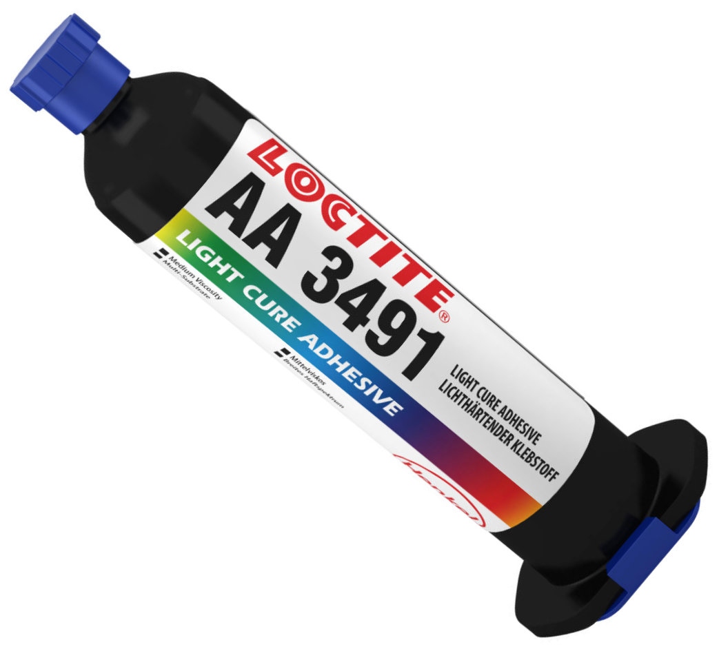 Keo Acrylic Loctite AA 3491 đóng rắn bằng ánh sáng dành cho thủy tinh / gốm sứ 25ml