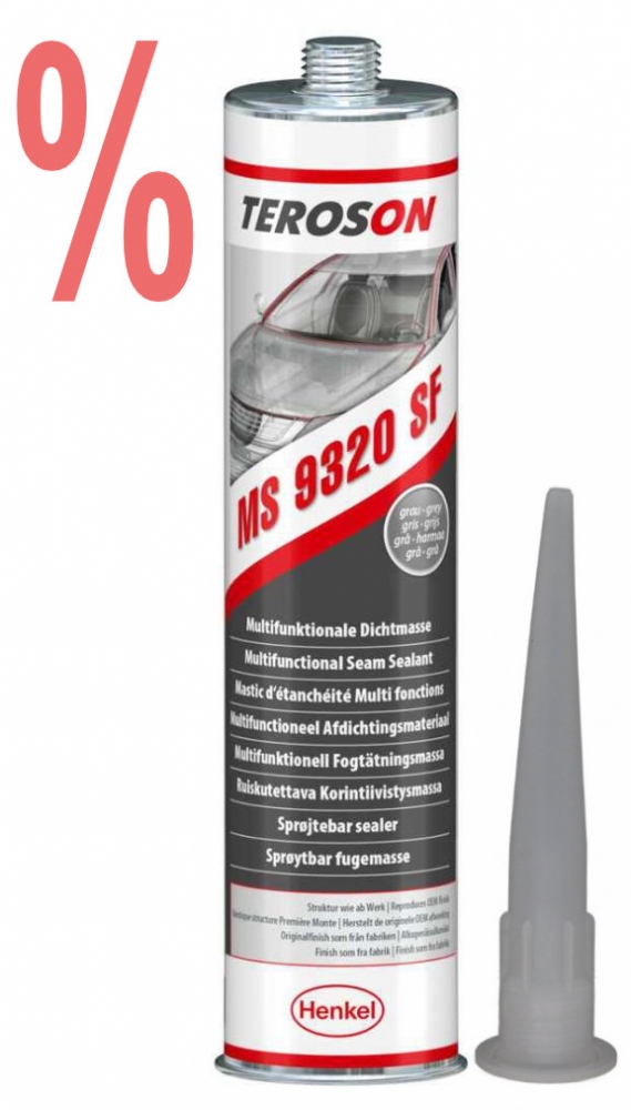 Henkel Teroson MS 9320 SF màu xám 12x 300ml - Hạn sử dụng trước tháng 12 / 2024