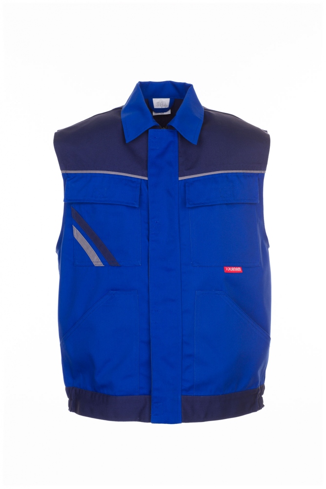 Áo vest bảo hộ Planam 2360 Highline - Xanh hoàng gia-Xanh đen-Kẽm