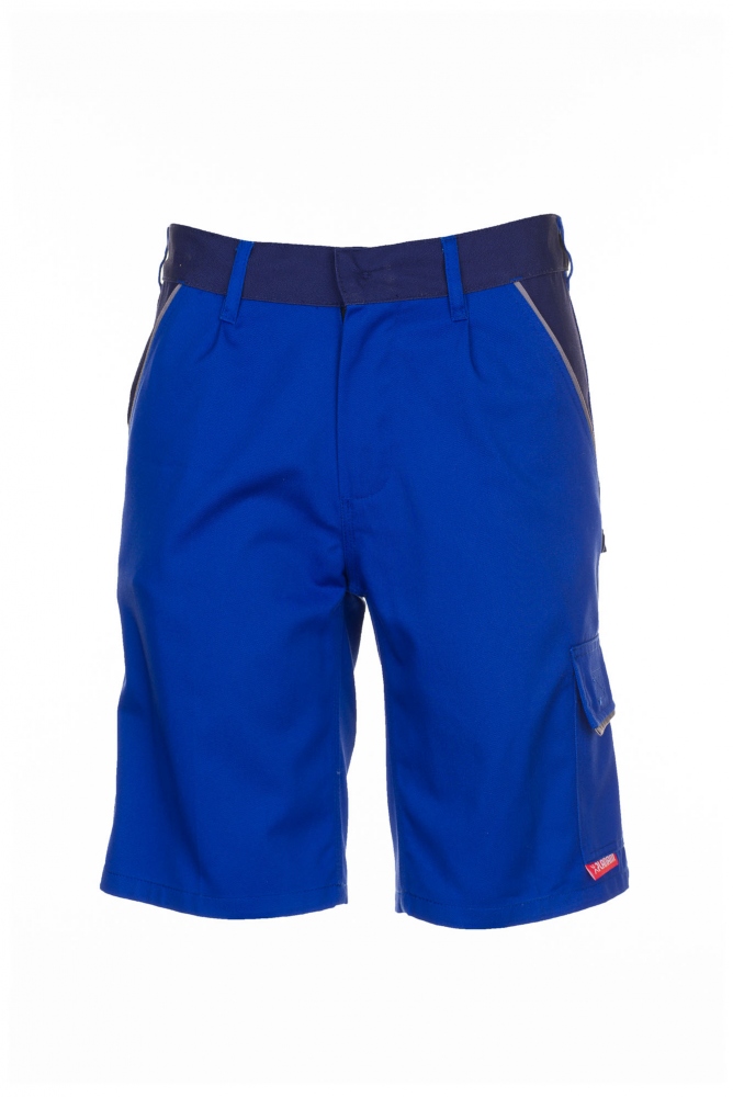 Quần short bảo hộ lao động Planam 2370 HIGHLINE, thoải mái, màu xanh dương/xanh đen/xám, kích cỡ XS-4XL