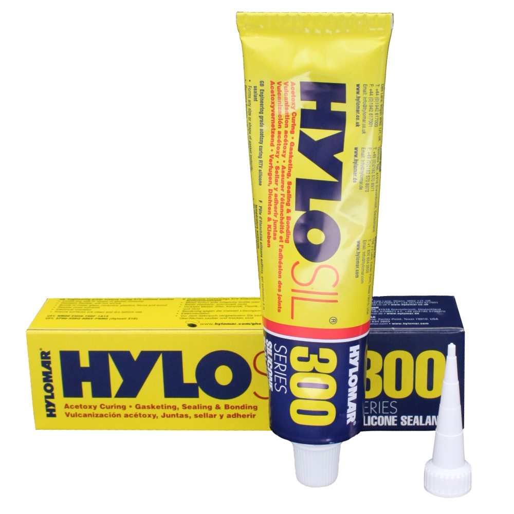 Keo silicon trám khe Hylosil 302 RTV màu đen dạng tuýp 85g