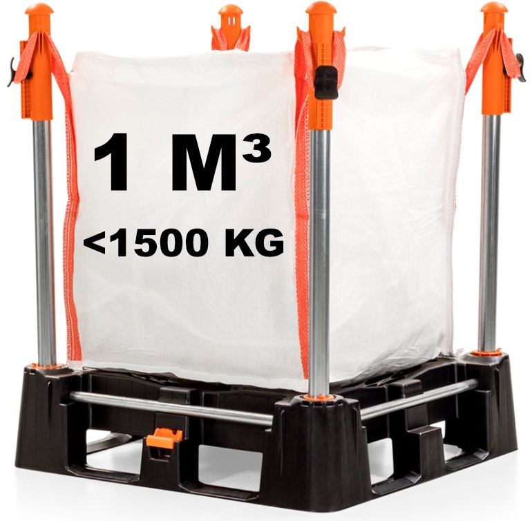 Indus Neva - Hệ thống lưu trữ và bốc xếp độc đáo dành cho túi chứa hàng kích cỡ lớn (Big Bag) dung tích 1m3