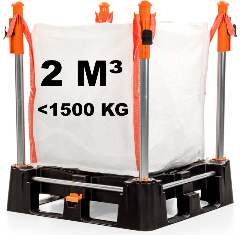 Indus Neva Hệ thống lưu trữ và xử lý độc đáo dành cho túi chứa hàng kích thước lớn (Big Bags) 2m3