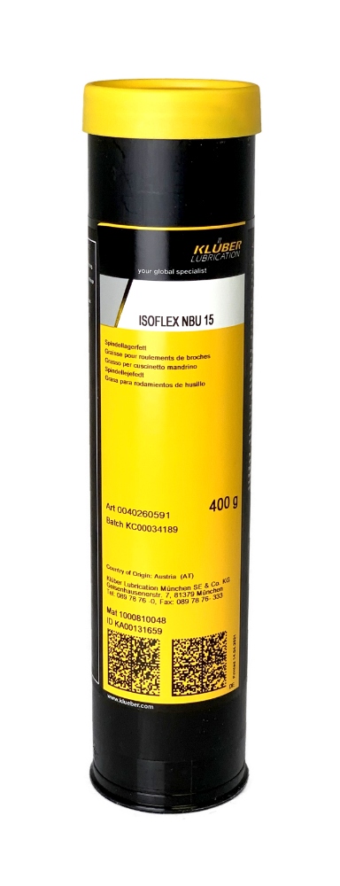 Mỡ bôi trơn vòng bi trục chính tốc độ cao Klüber ISOFLEX NBU 15 400g