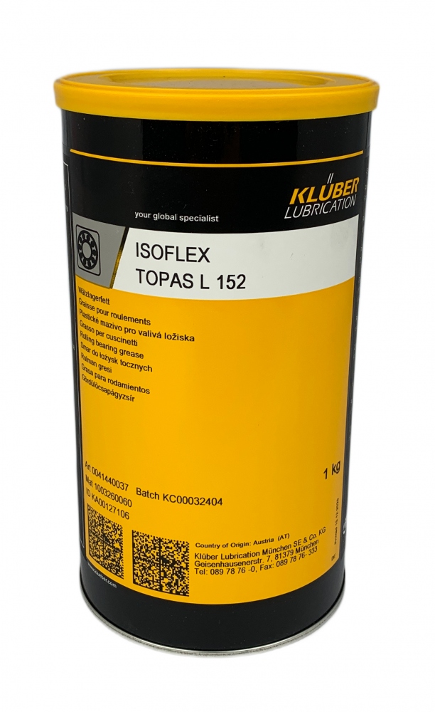 Mỡ bôi trơn vòng bi Klüber ISOFLEX TOPAS L 152 lon 1kg