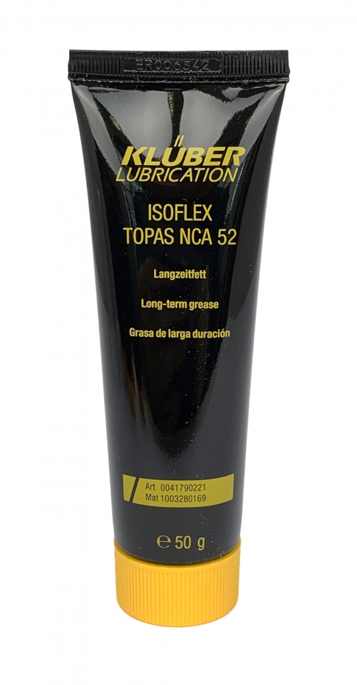 Mỡ bôi trơn tổng hợp dài hạn Klüber ISOFLEX TOPAS NCA 52 dạng tuýp 50g