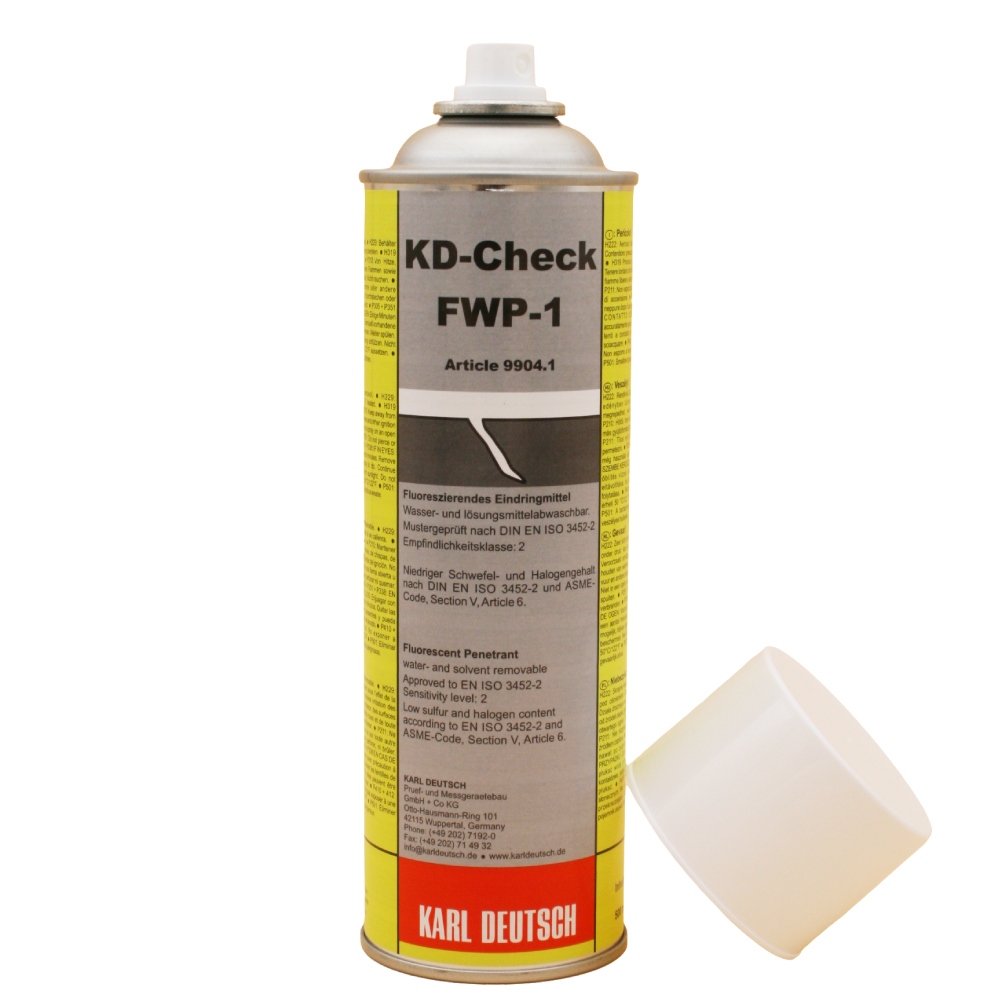 Thuốc nhuộm thẩm thấu huỳnh quang KD-Check FWP-1 phát hiện vết nứt siêu nhỏ, dạng bình xịt 500ml