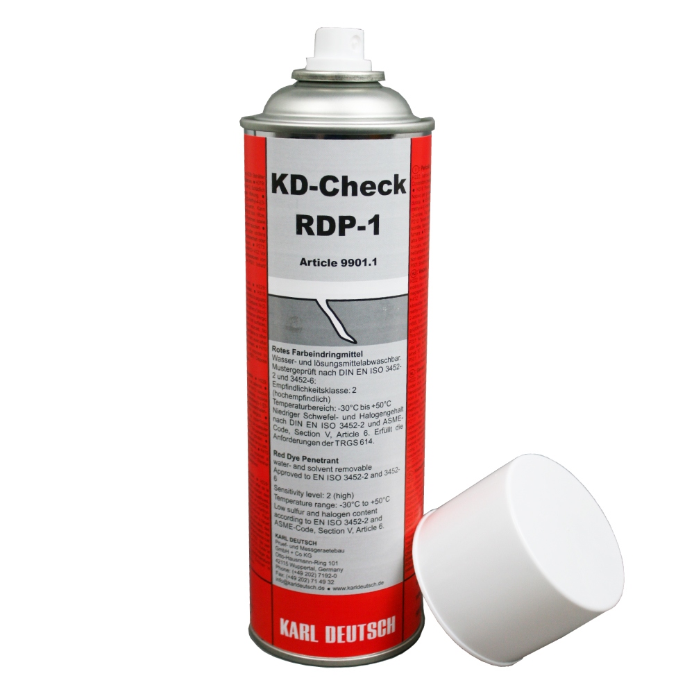 Dung dịch thẩm thấu đỏ kiểm tra vết nứt KD-CHECK RDP-1 dạng bình xịt 500ml