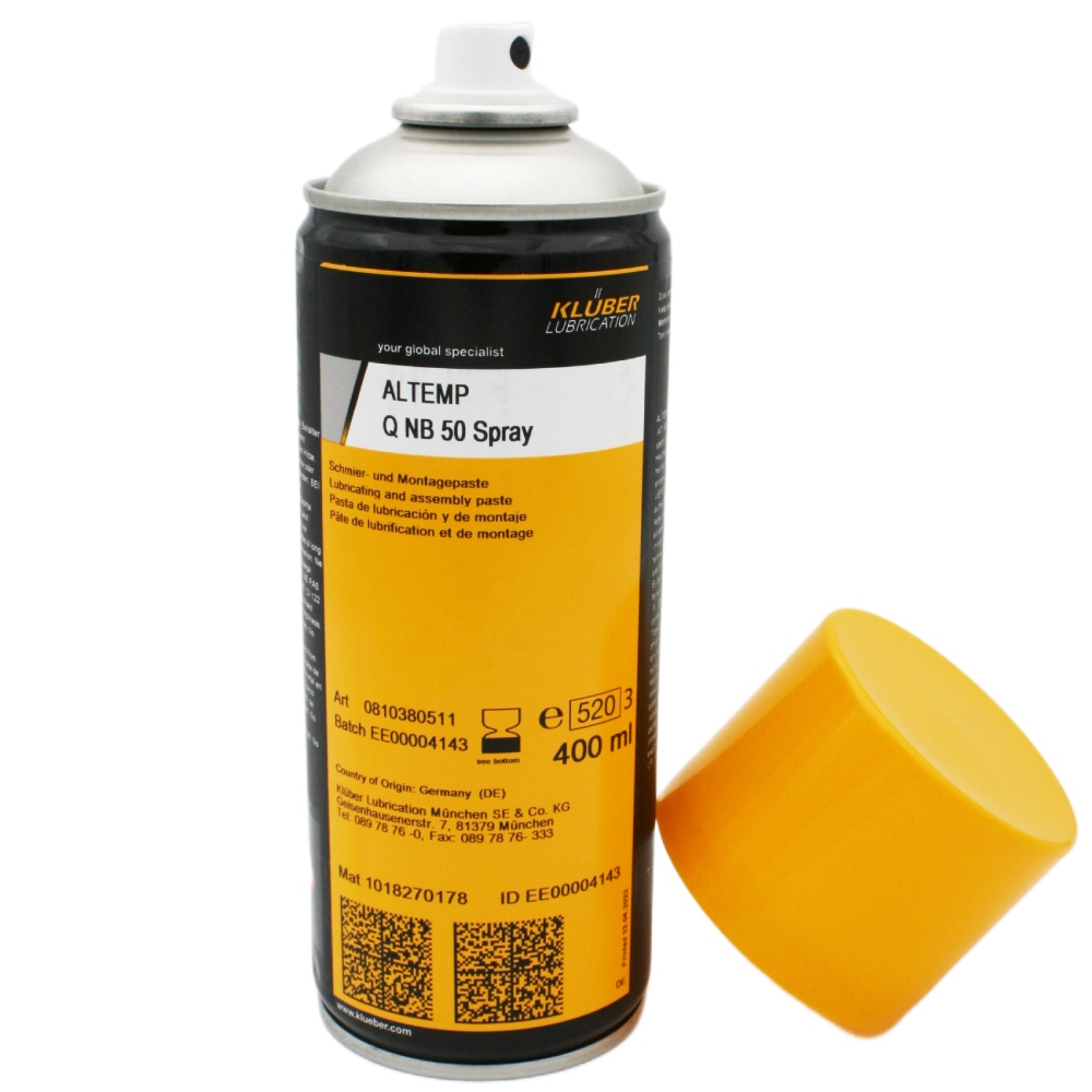 Bình xịt bôi trơn và lắp ráp Klüber ALTEMP Q NB 50 400ml