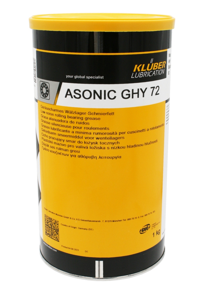 Klüber ASONIC GHY 72 Mỡ bôi trơn tổng hợp dài hạn 1kg