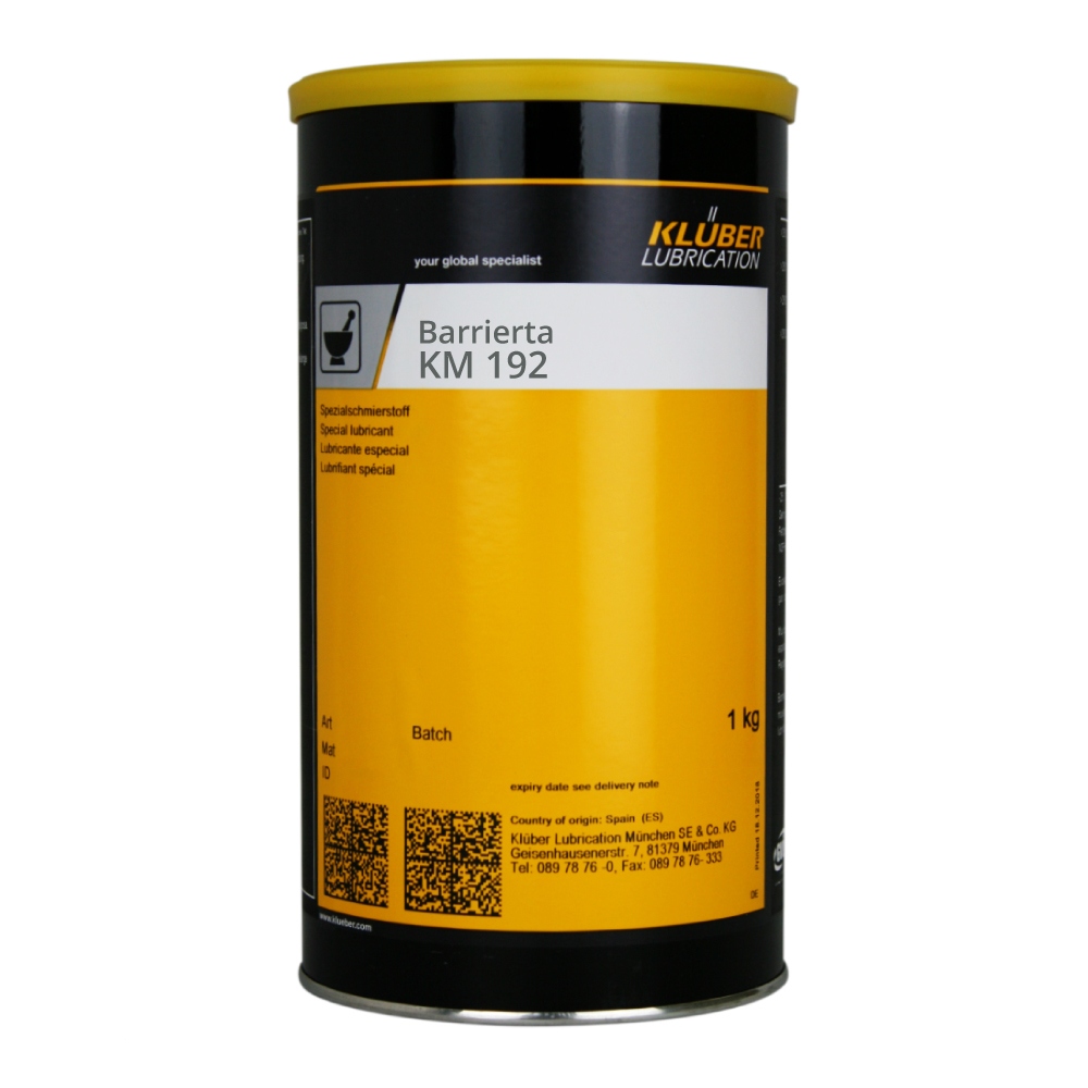 Mỡ bôi trơn chịu nhiệt độ cao và dài hạn Klüber Barrierta KL 092 1kg