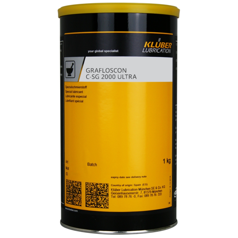 Chất bôi trơn Klüber GRAFLOSCON C-SG 2000 ULTRA cho vành bánh răng 1kg