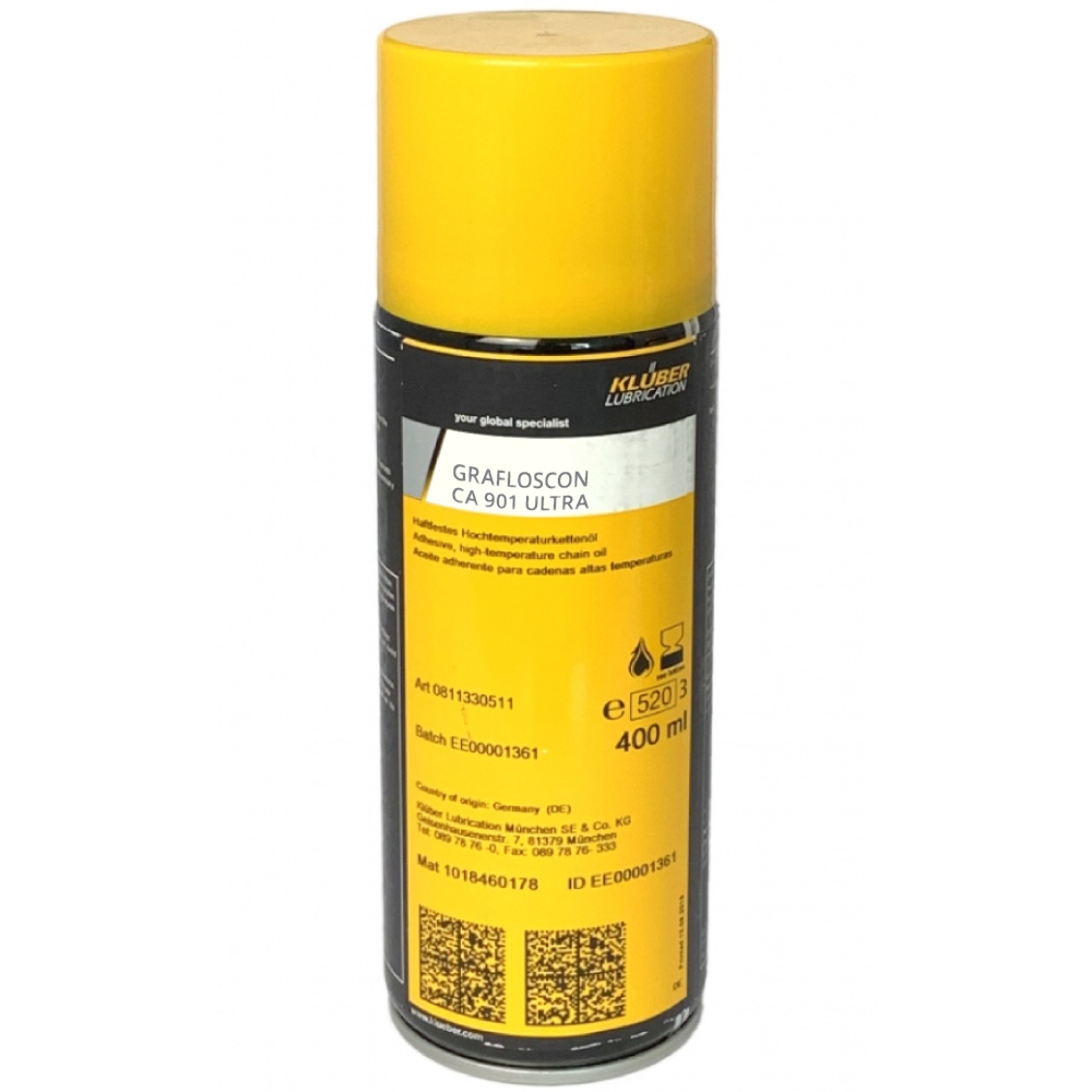 Chai xịt mỡ bôi trơn bám dính Klüber GRAFLOSCON CA 901 ULTRA 400ml