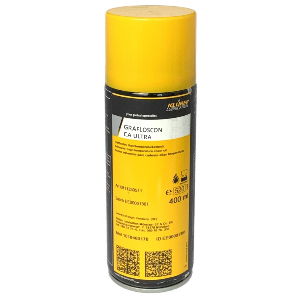 Bình xịt mỡ bôi trơn chịu tải Klüber GRAFLOSCON CA ULTRA 400ml