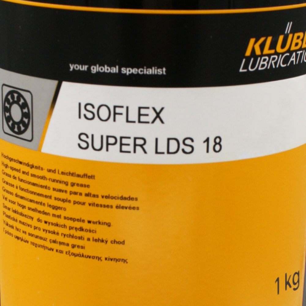 Mỡ bôi trơn tốc độ cao và vận hành êm ái Klüber ISOFLEX SUPER LDS 18 1kg