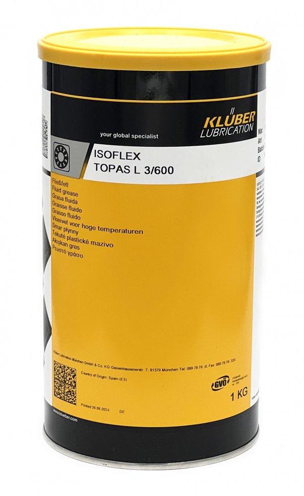 Mỡ bôi trơn tổng hợp Klüber Isoflex Topas L 3/600 1kg