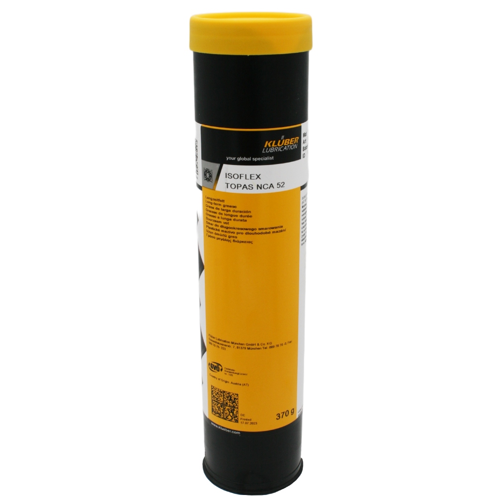 Mỡ bôi trơn tổng hợp dài hạn Klüber ISOFLEX TOPAS NCA 52 dạng tuýp 370g