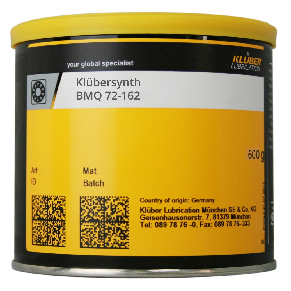 Mỡ bôi trơn dài hạn Klübersynth BMQ 72-162 hộp 600g