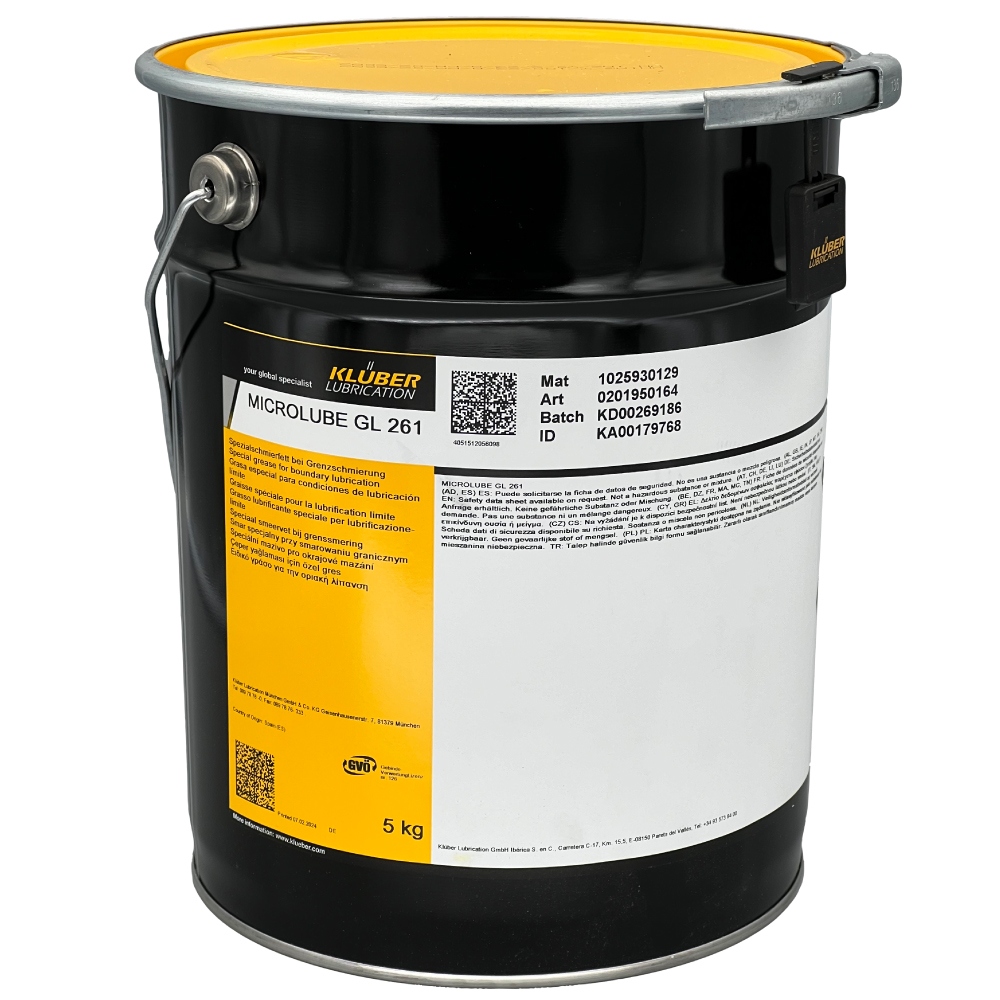 Mỡ bôi trơn đặc biệt Klüber MICROLUBE GL 261 gốc Lithium xô 5kg