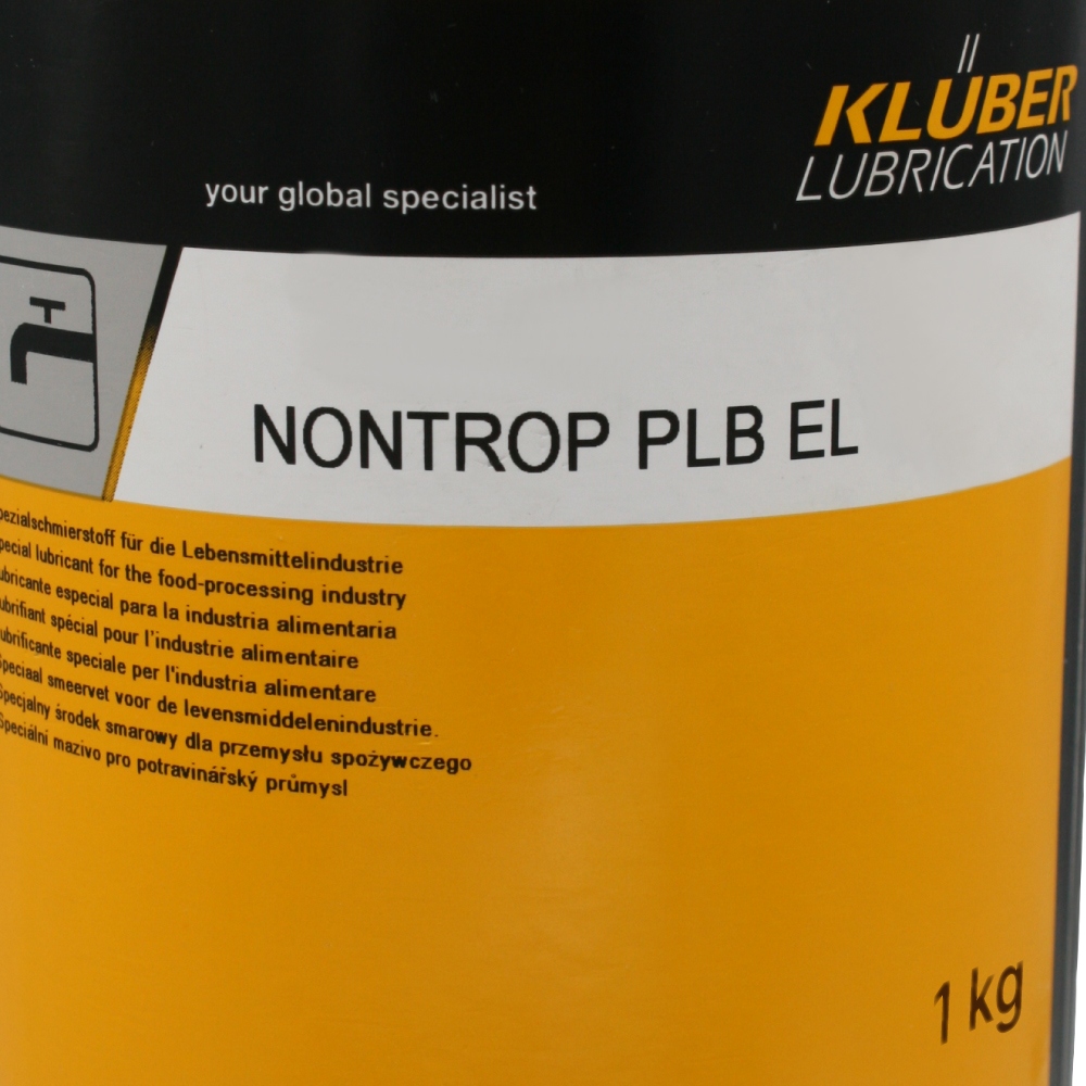Chất bôi trơn đặc biệt Klüber Nontrop PLB EL cho ngành thực phẩm hộp 1kg