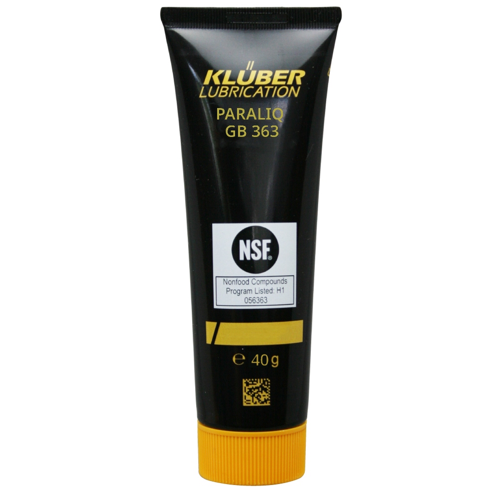 Mỡ tổng hợp cho các thiết bị ngành nước Klüber PARALIQ GB 363 dạng tuýp 40g
