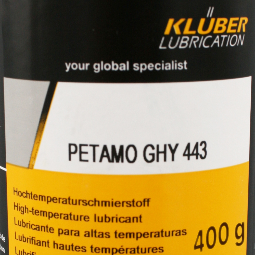 Mỡ bôi trơn chịu nhiệt độ cao và dài hạn Klüber Petamo GHY 443 400g