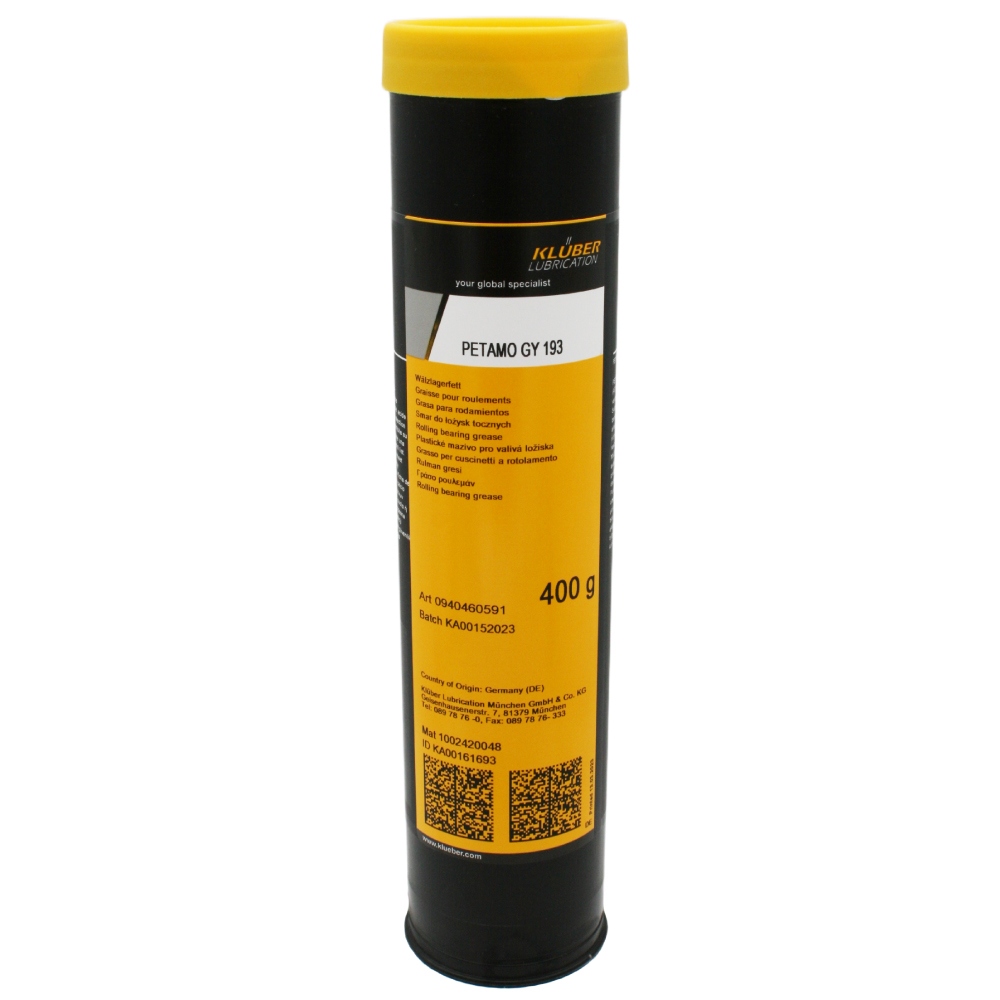 Mỡ bôi trơn chịu nhiệt độ cao và dài hạn Klüber PETAMO GY 193 400g