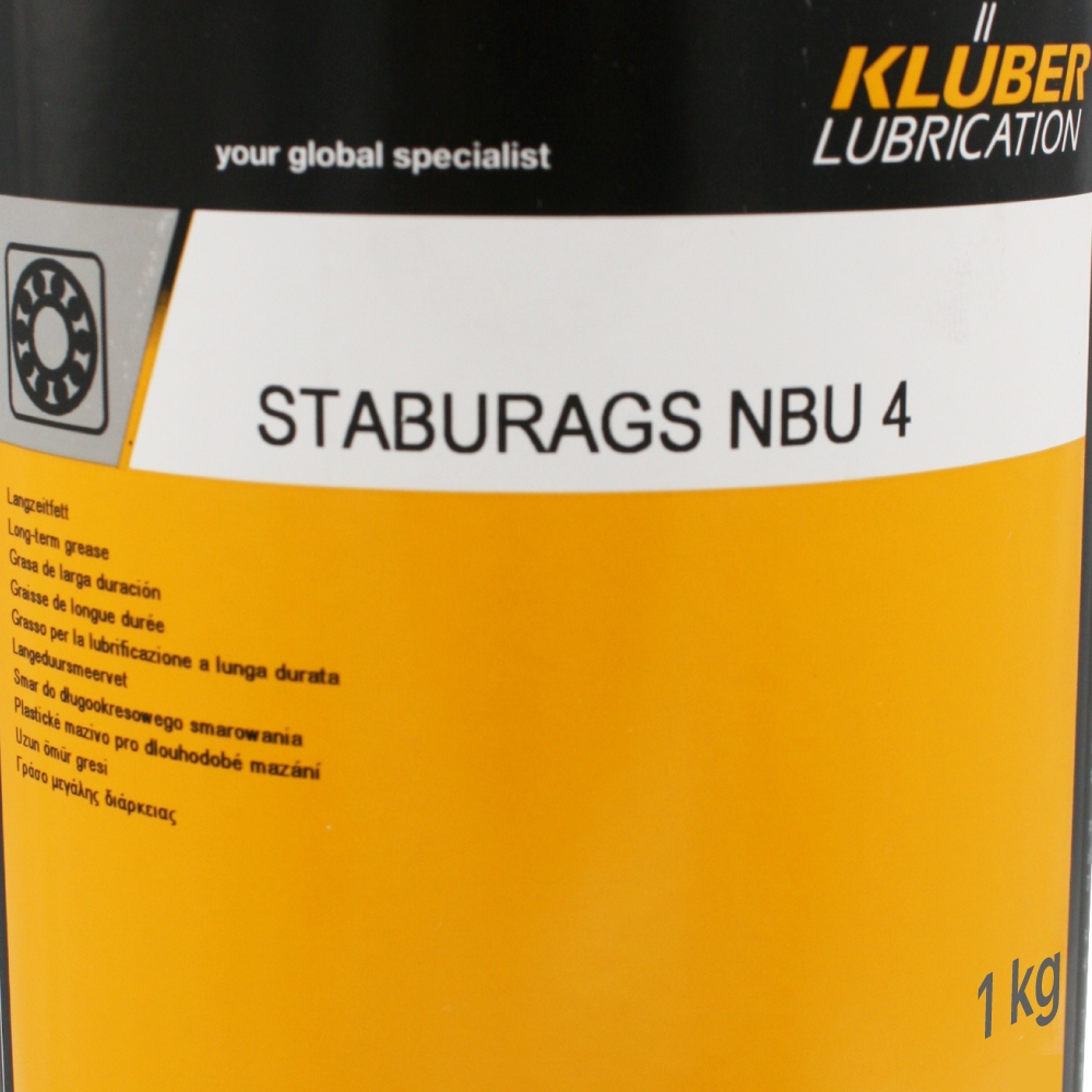 Mỡ bôi trơn Klüber STABURAGS NBU 4 hộp 1kg