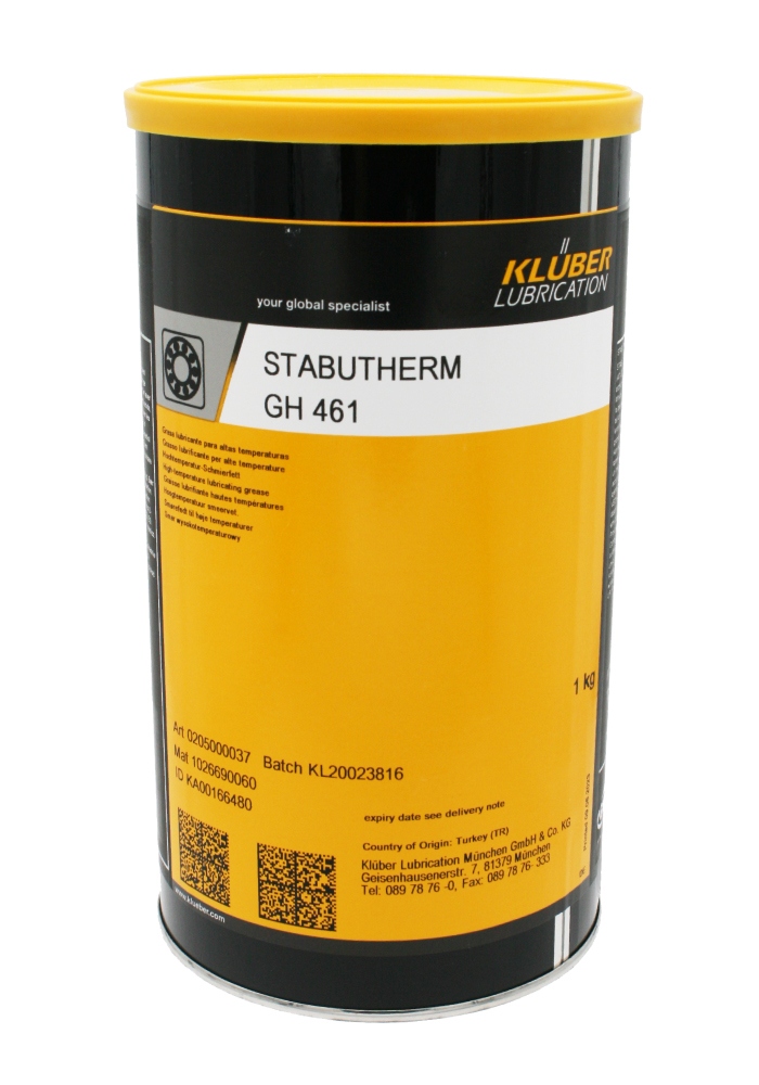Mỡ chịu nhiệt Klüber Stabutherm GH 461 NLGI 1 lon 1kg